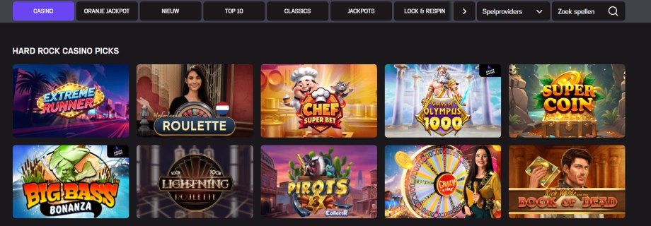 hard rockcasino spellen