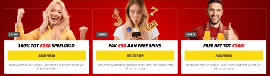 jacks casino bonussen