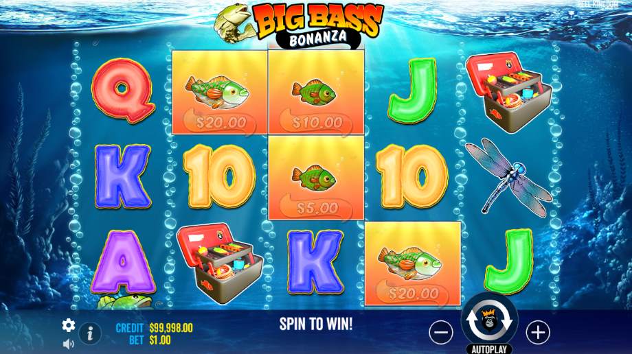 big bass bonanza slot functies