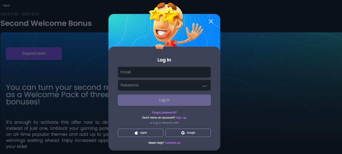 hoe ontvang je de tweede welkomstbonus stappenplan