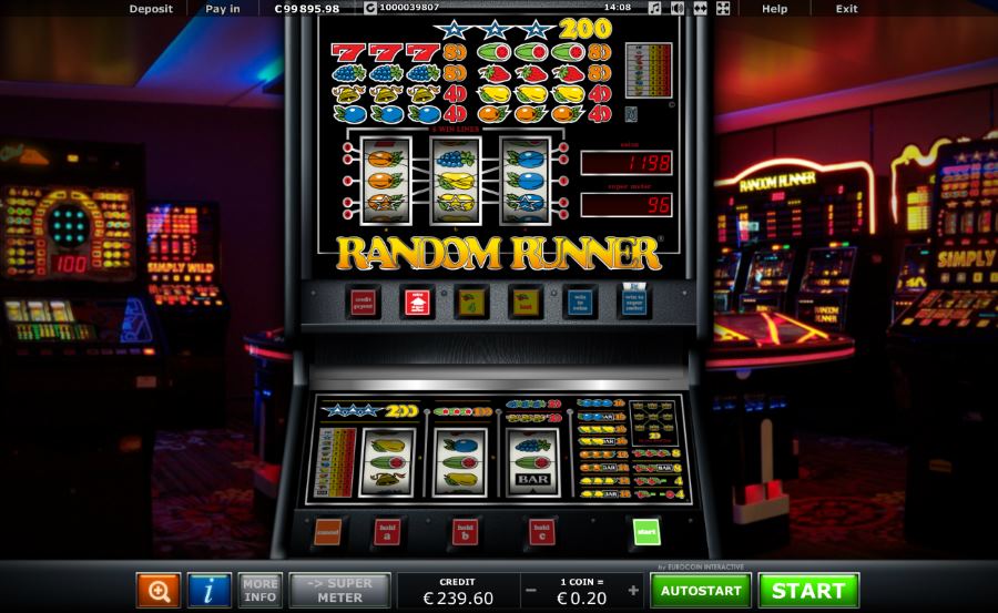 spelgegevens van random runner